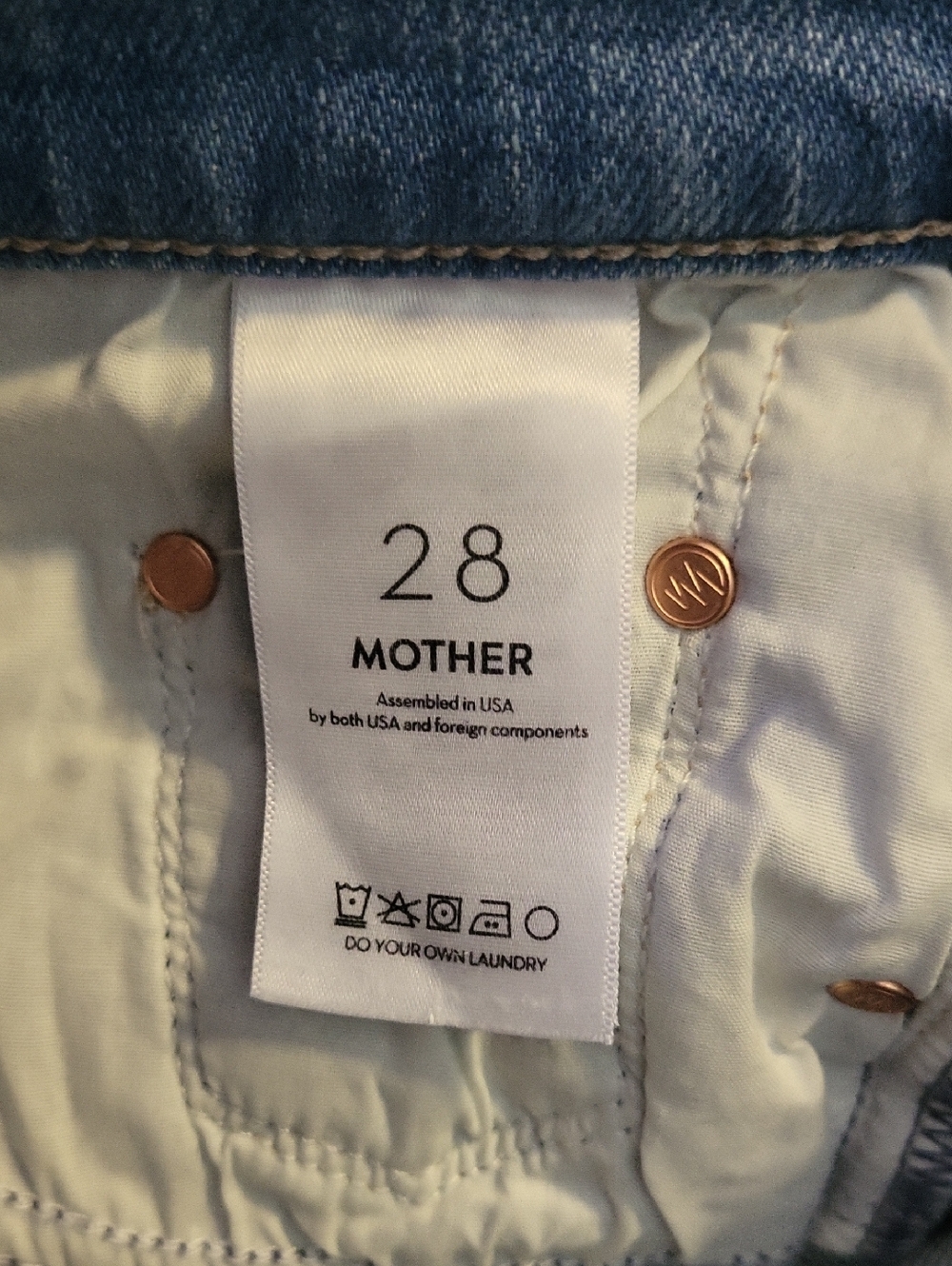 MOTHER The Weekender Fray In Satisfy Your Cravings 28 NWT - Picture 12 of 16